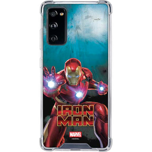 Marvel Iron Man Repulsor Blast Galaxy S20 FE Clear Case